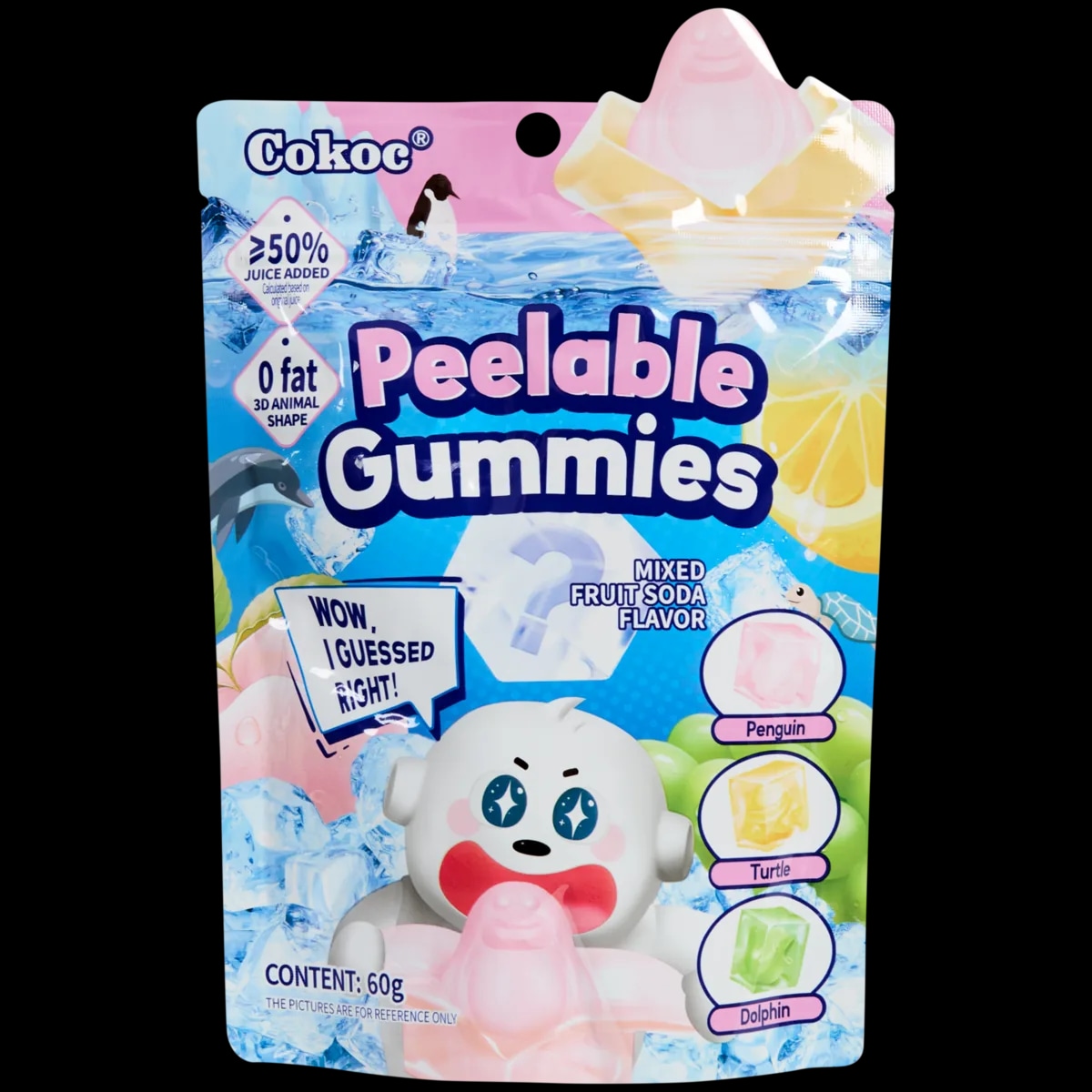 Cokoc peelable gummies Mixed Soda 60 grama - Akcija u trgovini Action