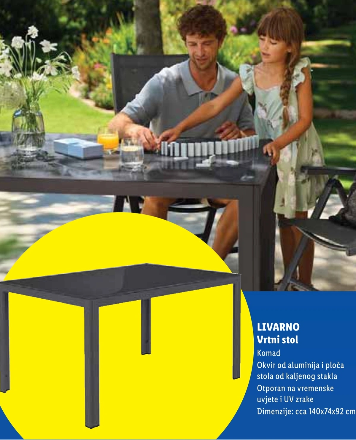 Vrtni stol Komad LIVARNO - Akcija u trgovini Lidl