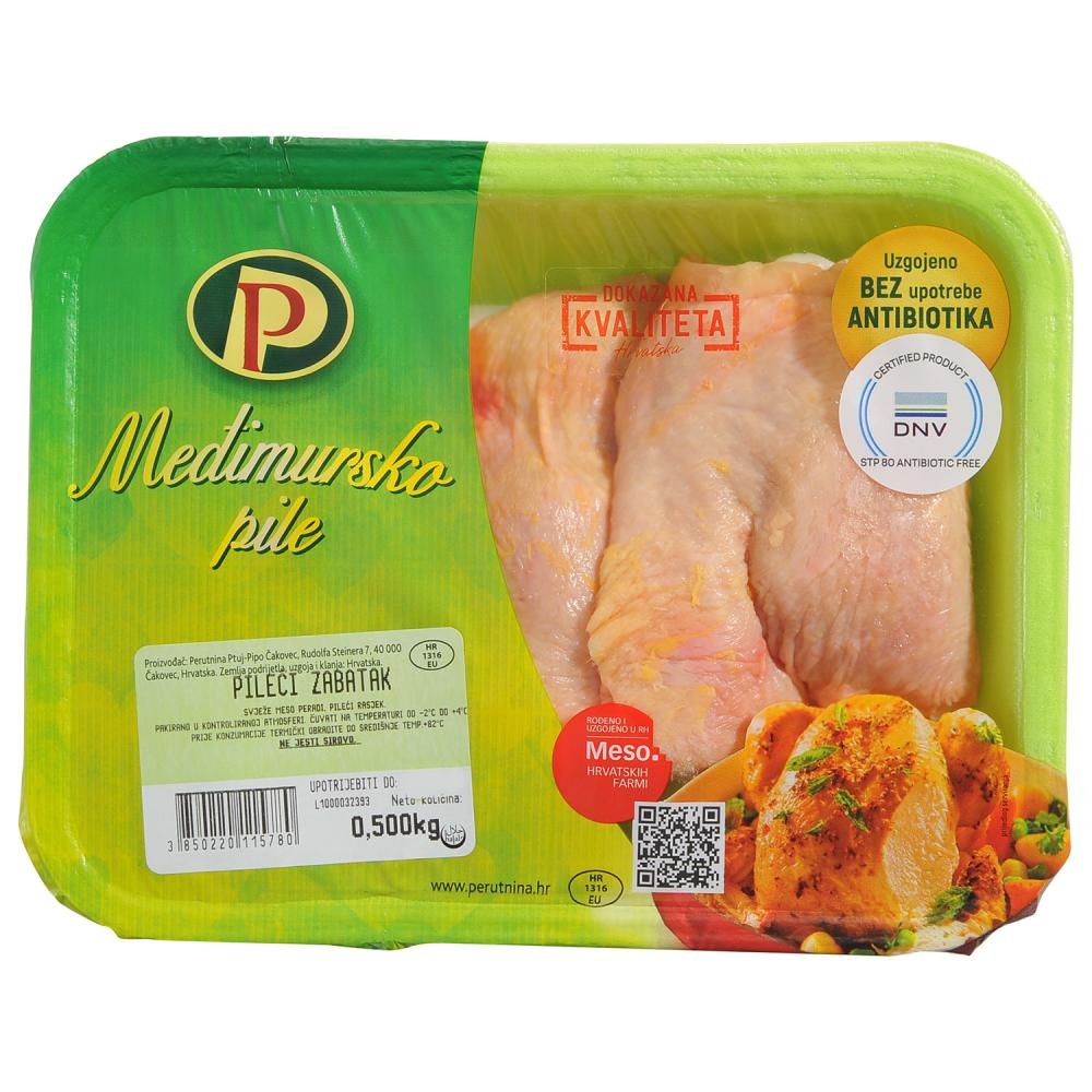 Perutnina Pileći zabatak bez kosti i kože 500 g - Akcija u trgovini Gavranović