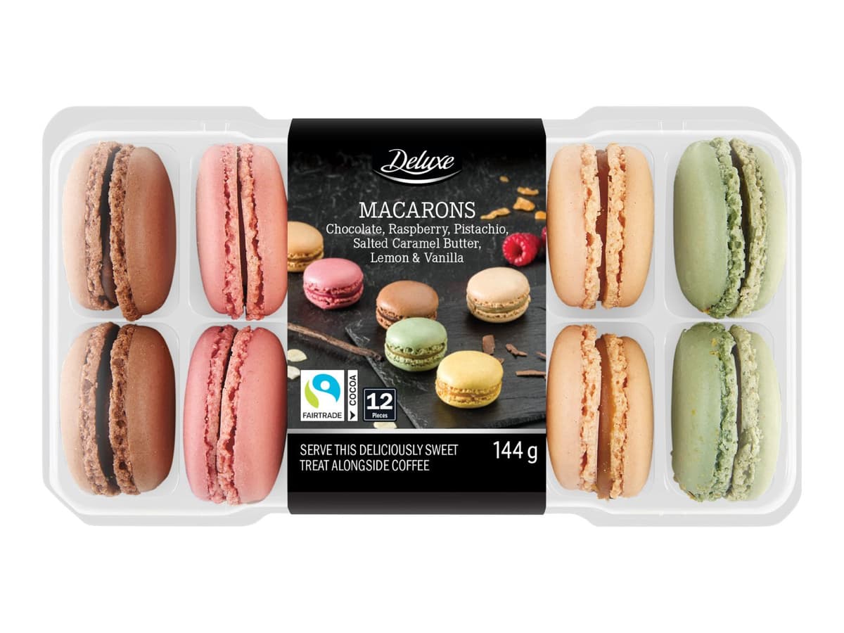 DELUXE Svježi macaronsi 12 x 12 g Akcija u trgovini Lidl