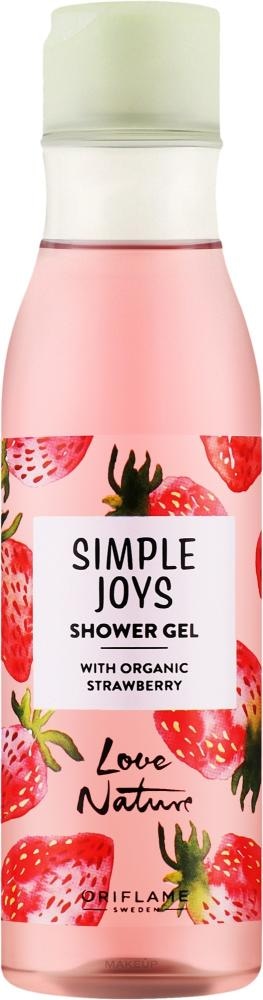 Love Nature Simple Joys gel za tuširanje s organskom jagodom 250 ml ORIFLAME - Akcija u trgovini Oriflame
