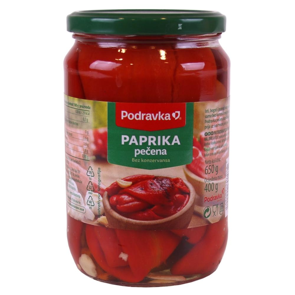 Podravka Paprika pečena 400g Akcija u trgovini Konzum