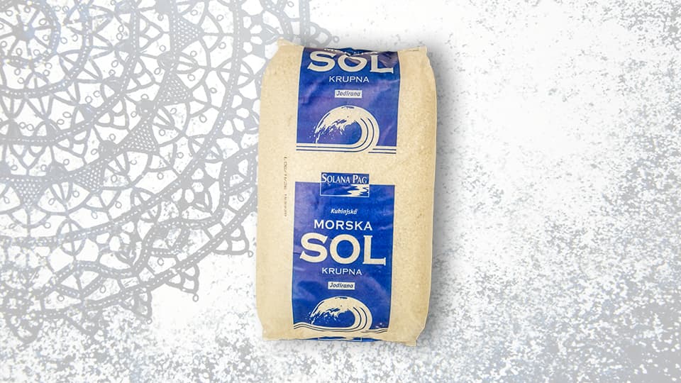 Solana Pag Krupna sol 1 kg Akcija u trgovini Ribola
