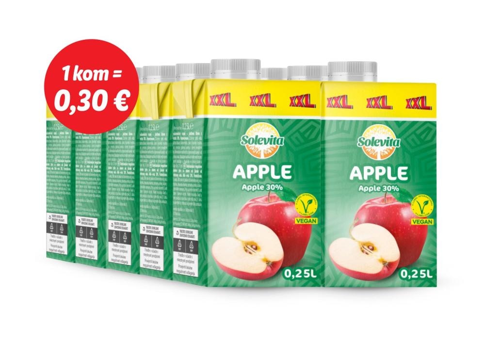 Solevita Napitak od jabuke 10 x 0.25 l Akcija u trgovini Lidl