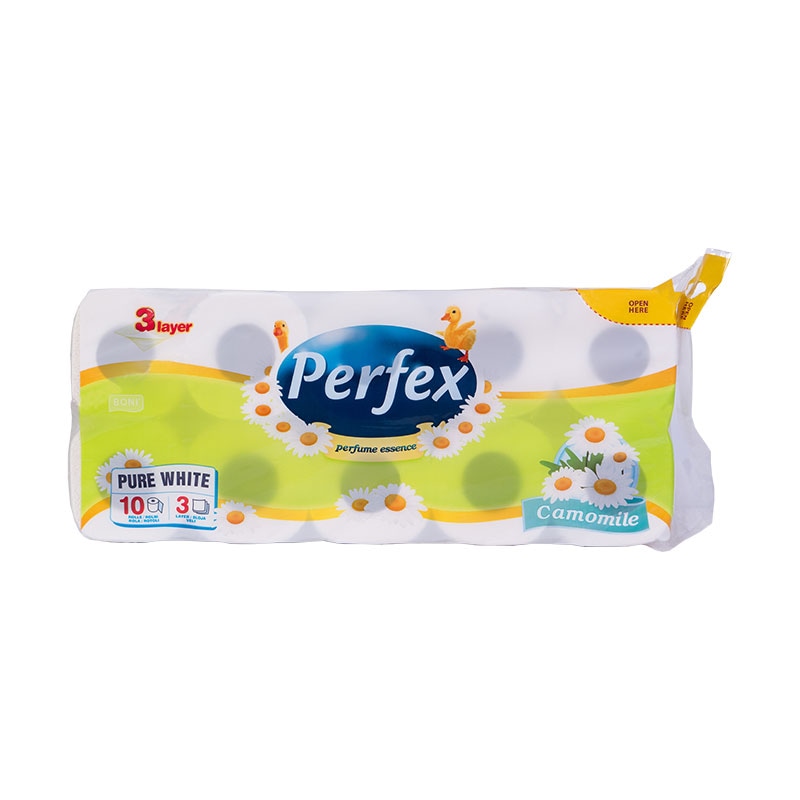 Perfex Kamilica, toaletni papir 10/1, 3-slojni Akcija u trgovini Bipa