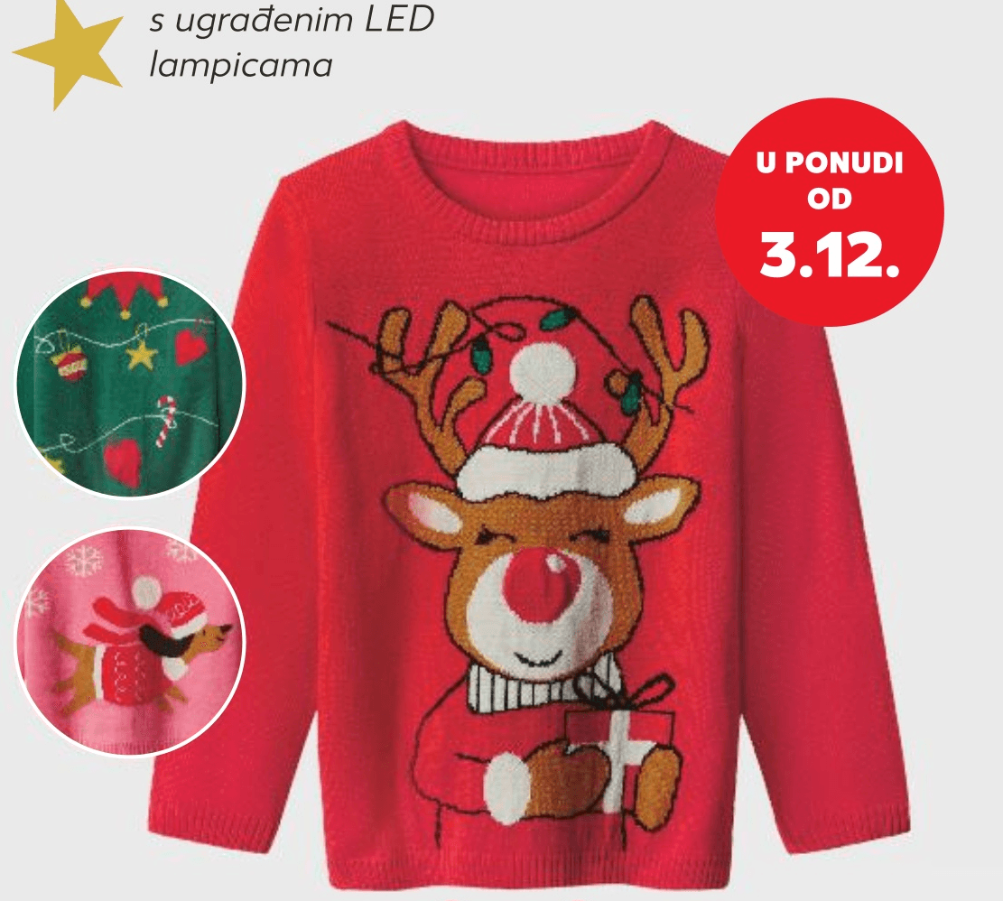 Pulover za djevojčice komad Akcija u trgovini Kaufland