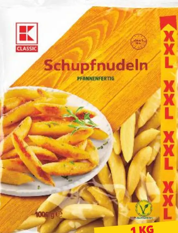 Classic svježa tjestenina Valjušci ili Spätzle 1 kg Akcija u trgovini Kaufland