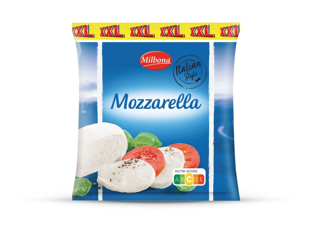 Milbona Mozzarella classic XXL 250 g Akcija u trgovini Lidl