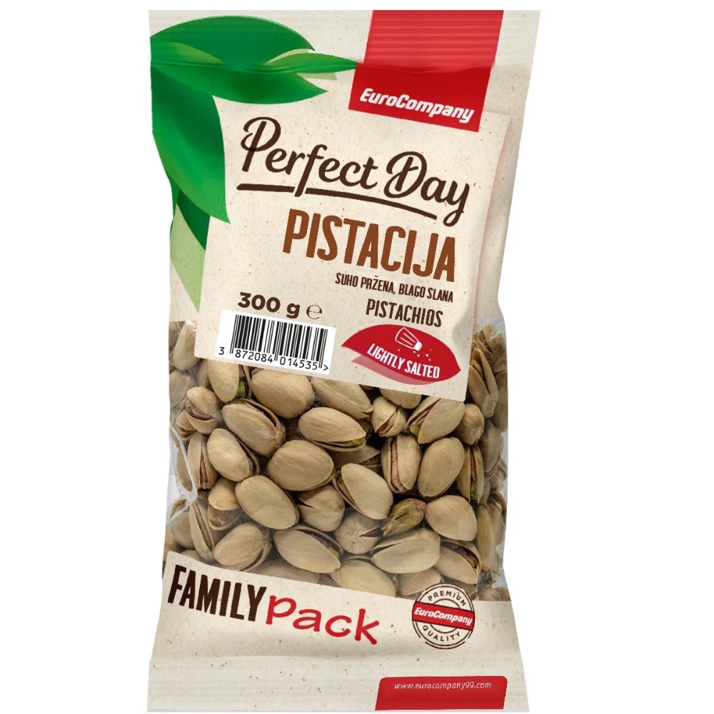 Perfect Day suhopržena blago slana pistacija 300g Akcija u trgovini Vrutak