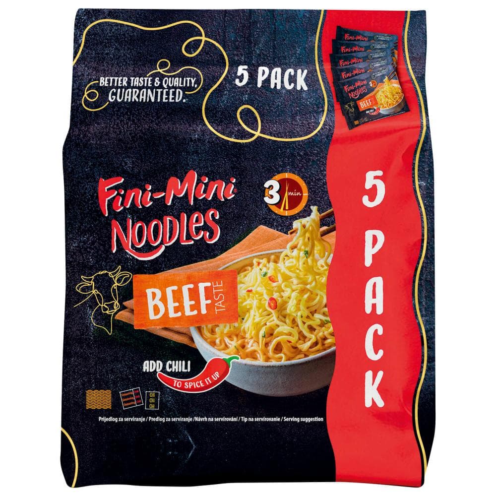 Fini Mini Noodles 5x75g Akcija u trgovini Konzum
