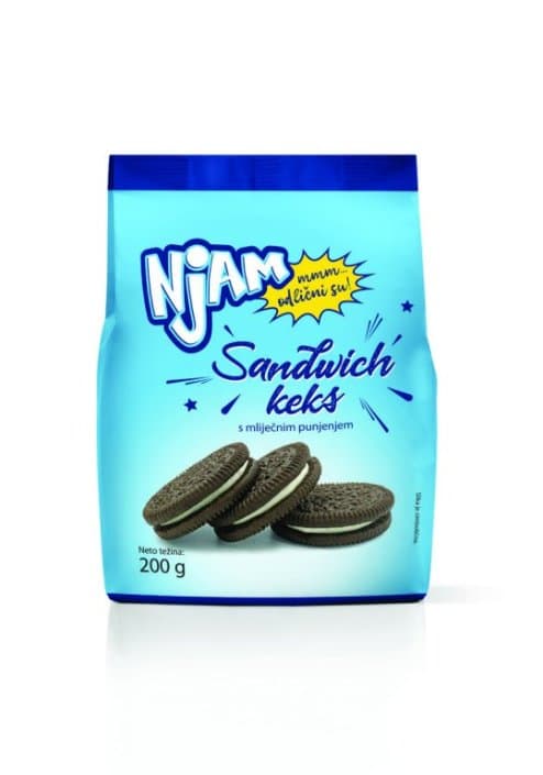 Njam Sandwich keks 200 g Akcija u trgovini NTL
