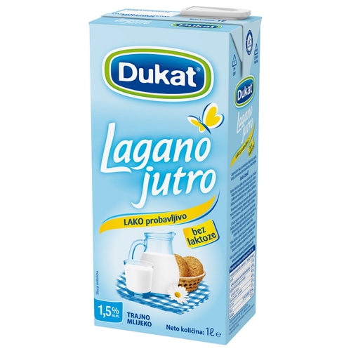 Dukat Lagano jutro mlijeko 6x1l Akcija u trgovini Konzum