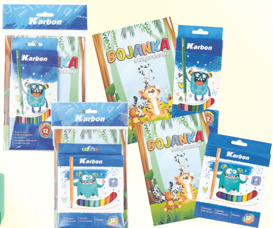 Set za bojanje Karbon - Akcija u trgovini KTC