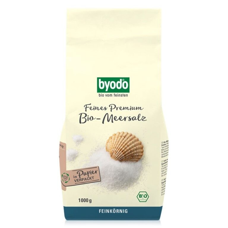Byodo Premium morska sol fino mljevena bio 1kg - Akcija u trgovini Žabac