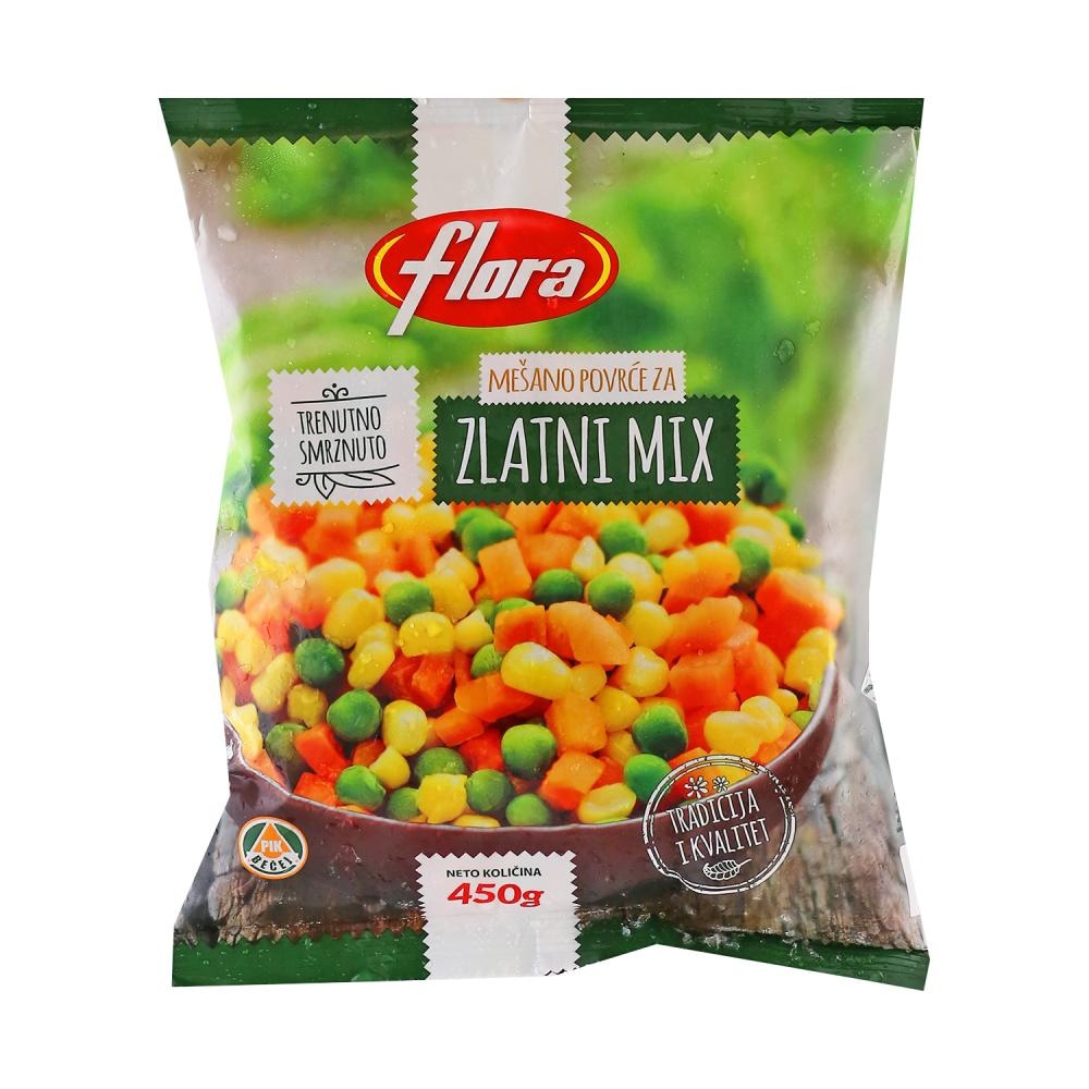 Flora Zlatni mix povrća 400 g - Akcija u trgovini Trgovina Krk