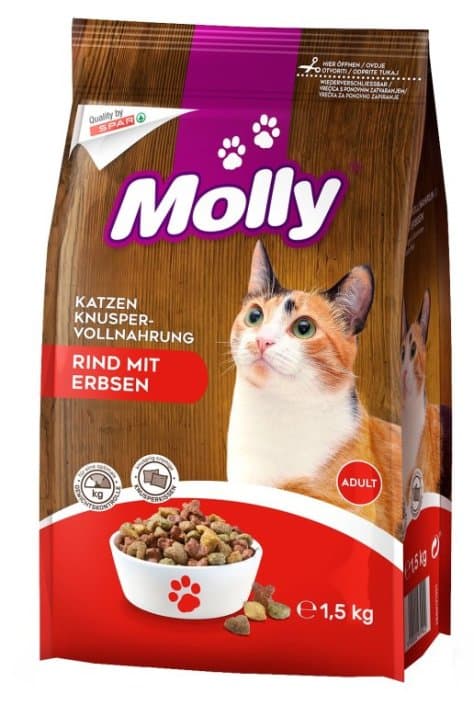 Hrana za mačke Molly 1,5 kg Akcija u trgovini Spar