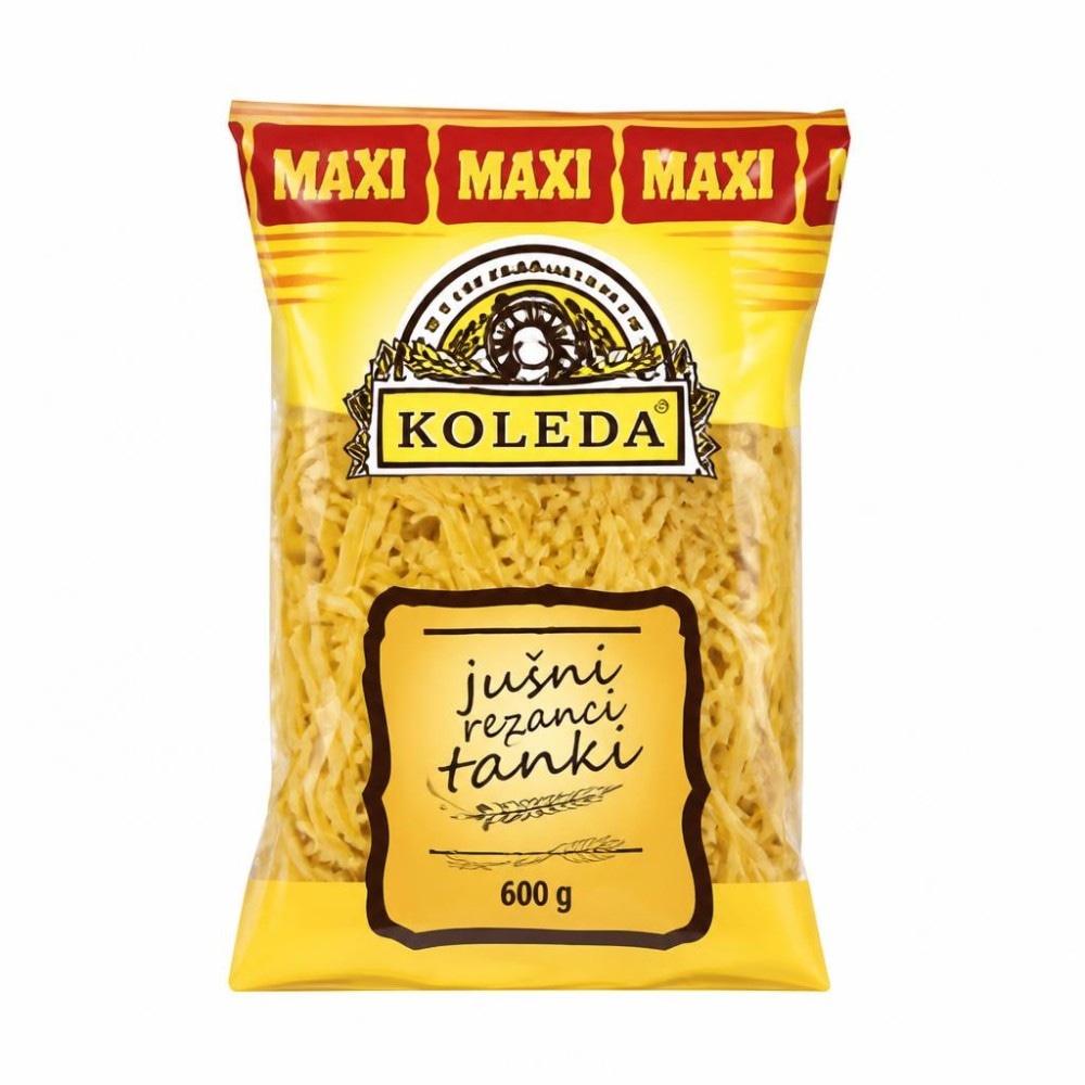 Koleda tjestenina rezanci široki ili za juhu s jajima XXL 600 g Akcija u trgovini Plodine