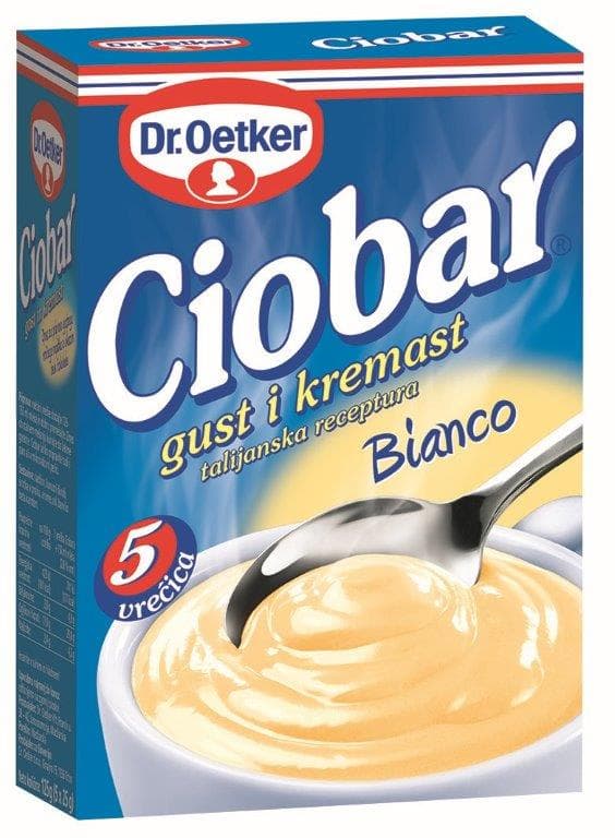 Vruća čokolada Ciobar 125 g Dr. Oetker Akcija u trgovini KTC
