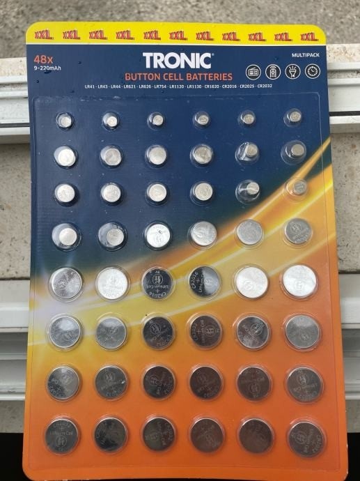 TRONIC Plosnate baterije 48 kom Akcija u trgovini Kaufland