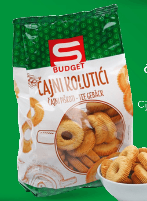 Čajni kolutići 800 g S-BUDGET Akcija u trgovini Spar