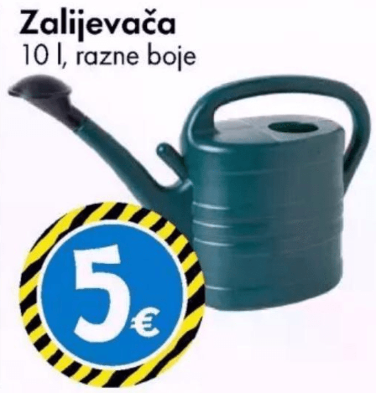 Zalijevača 10 l - Akcija u trgovini Tedi