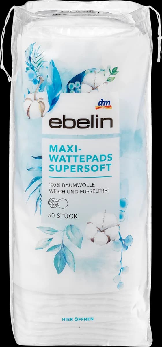 ebelin Supersoft maksi blazinice 50 kom. Akcija u trgovini Dm