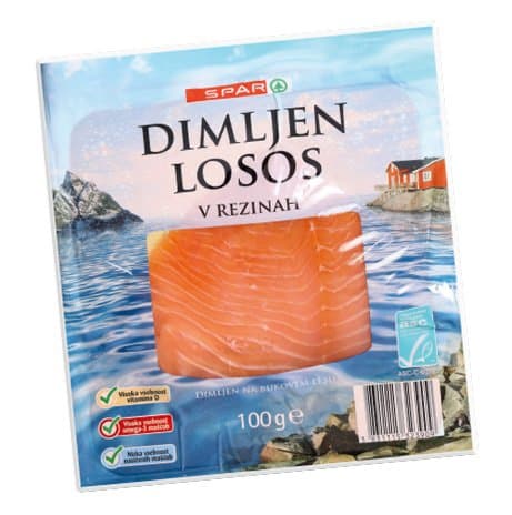 Losos atlantski hladno dimljeni 100 g Spar Akcija u trgovini Spar