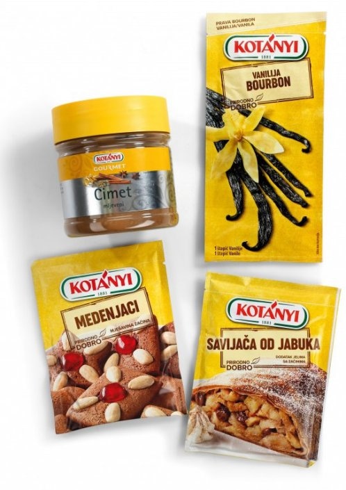 Proizvodi za pripremu kolača Kotanyi od 10 g do 180 g - Akcija u trgovini Interspar