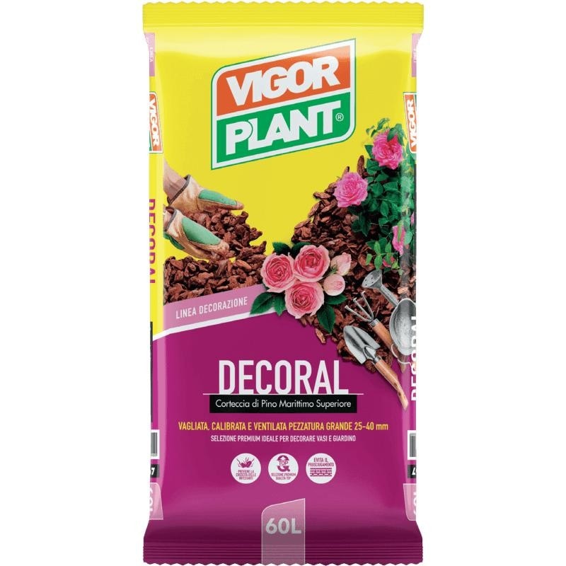 Ukrasna kora primorskog bora (malč) Decoral 60 L VIGOR PLANT - Akcija u trgovini Grama