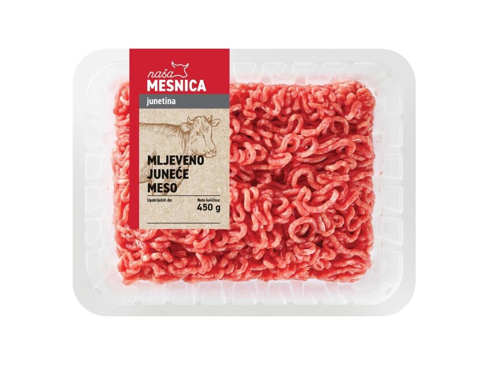 Svježe juneće mljeveno meso 450 g Mesnica - Akcija u trgovini Lidl