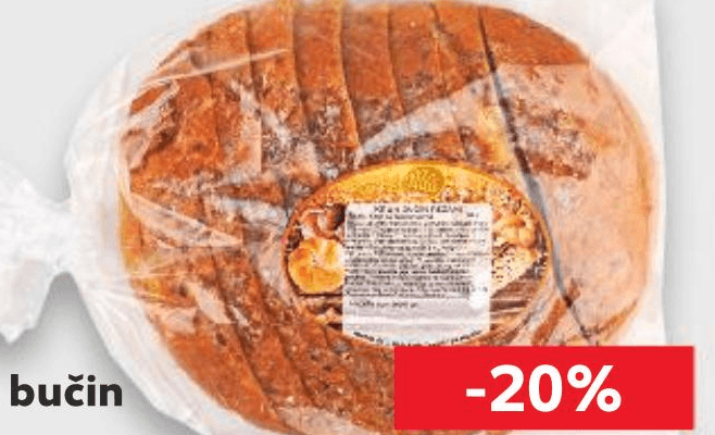 Kruh bučin 500 g Akcija u trgovini Kaufland