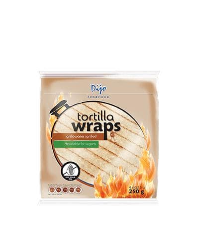 Dijo Tortilja wraps 4/1, 250 g Akcija u trgovini KTC