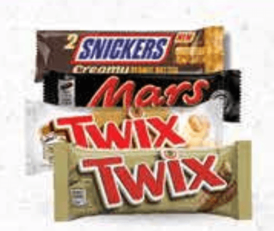 Snickers, Twix ili Mars čokoladica 36,5 - 51 g Snickers, Twix, Mars Akcija u trgovini Plodine