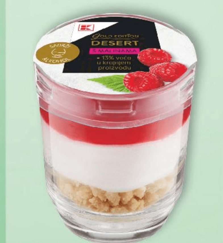 Gold Edition Desert u čaši 60 g - Akcija u trgovini Kaufland