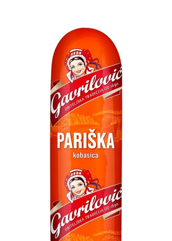 Gavrilović Posebna, Tirolska ili Pariška kobasica 350 g Akcija u trgovini Plodine