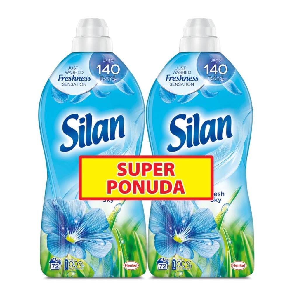 Silan omekšivač za rublje 2x 1,364 l ili 2x1,672 l Akcija u trgovini Plodine