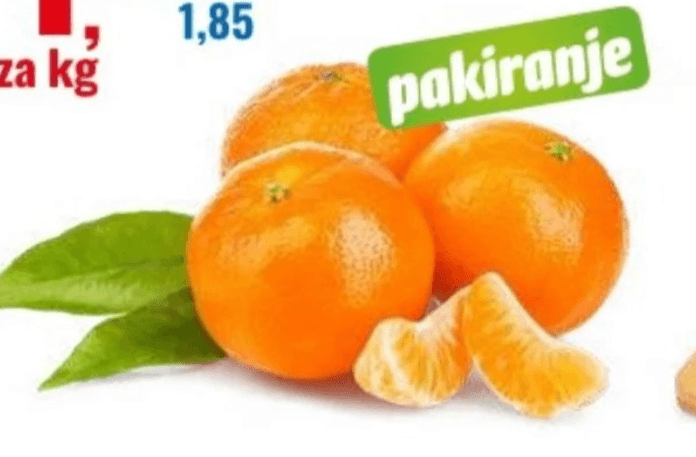 Klementina Akcija u trgovini Eurospin