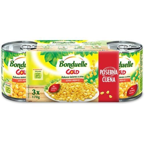 Bonduelle kukuruz šećerac ili meksički mix 3-pack 450 g - 510 g Akcija u trgovini KTC