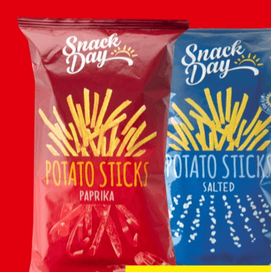 Snack Day krumpir štapići 125 g Akcija u trgovini Lidl