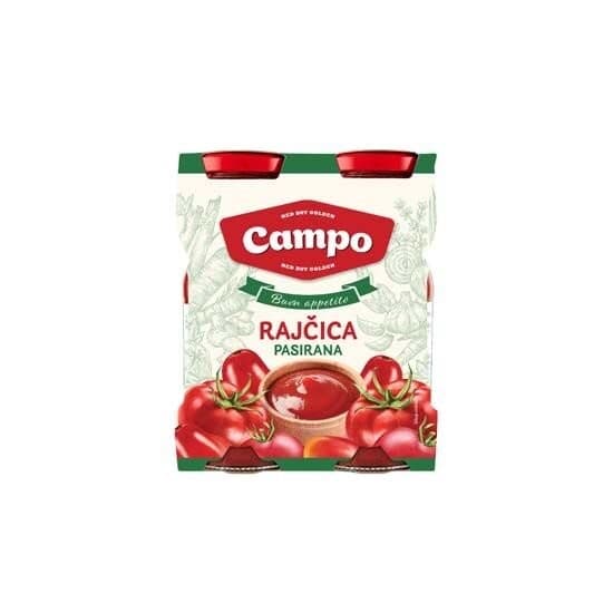 Campo Pasirana rajčica 2 x 350 g Akcija u trgovini Plodine