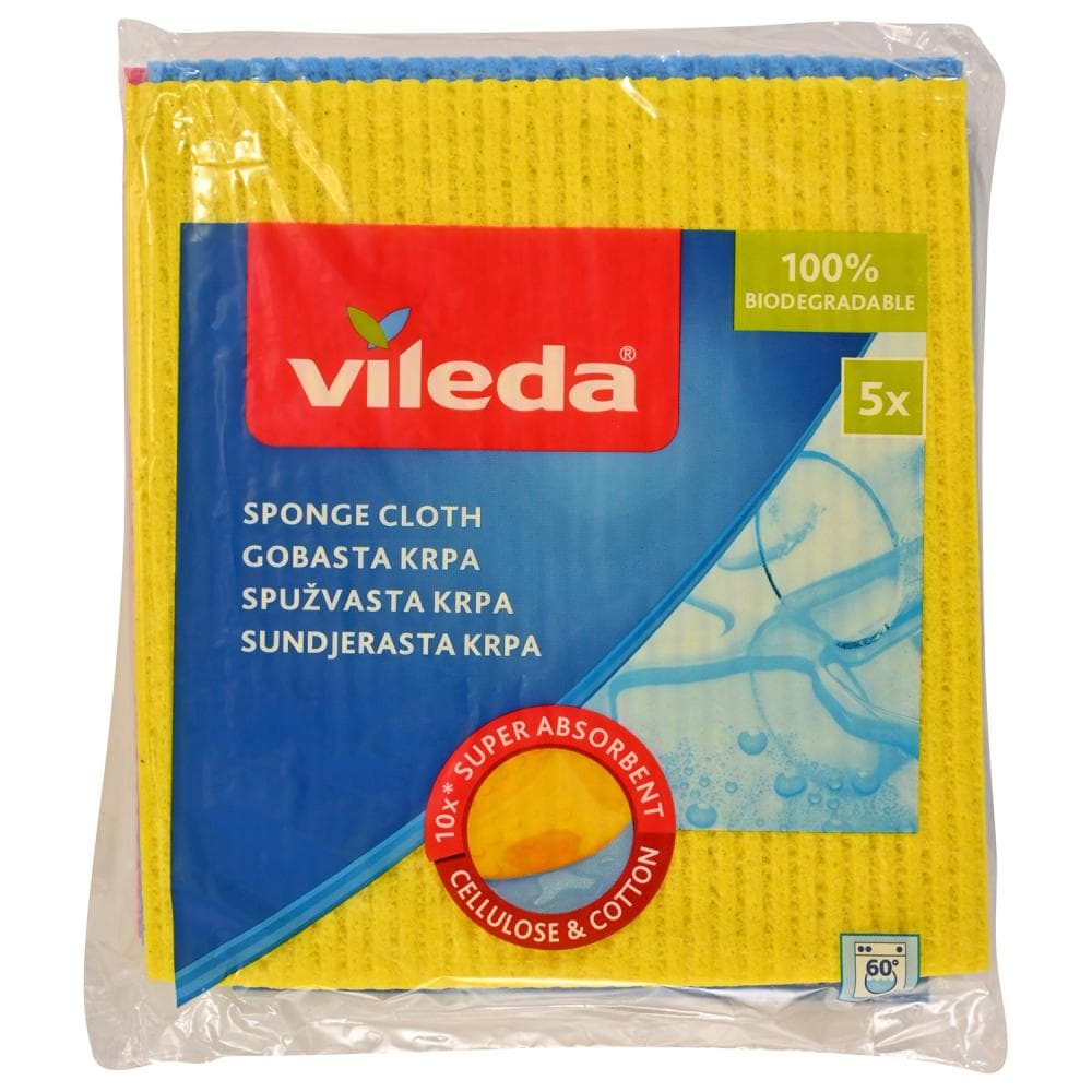 Vileda spužvasta krpa 5 kom Akcija u trgovini KTC