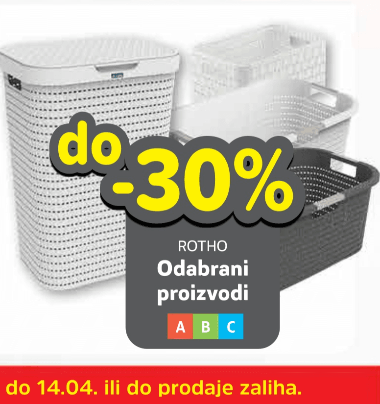 Rotho odabrani proizvodi Akcija u trgovini Plodine