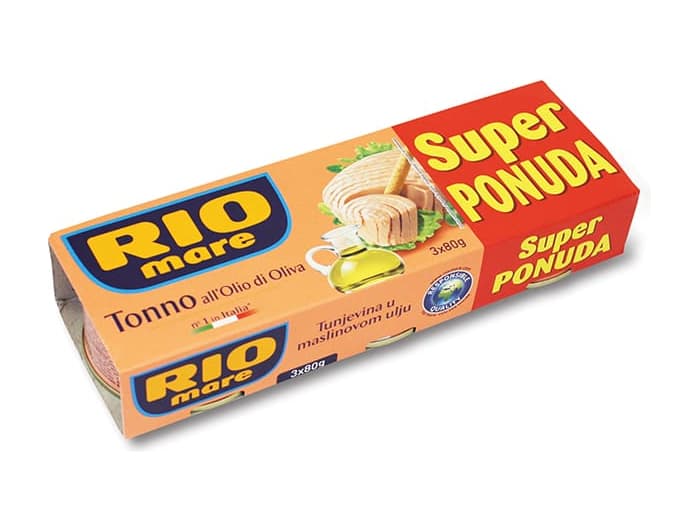Rio Mare Tuna u maslinovom ulju 3 x 80 g, o.m. 3 x 52 g Akcija u trgovini Ultra