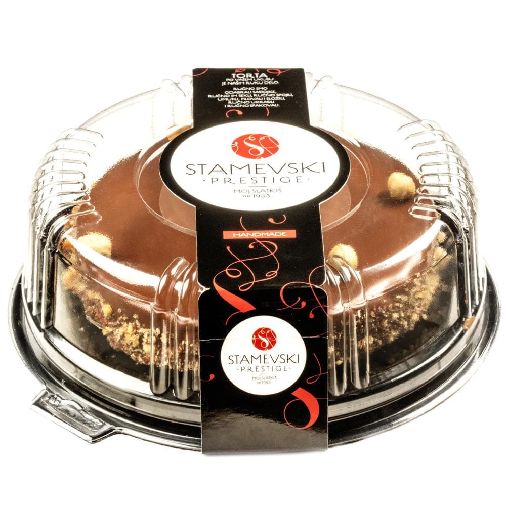 Stamevski torta Bijela fragola, Doboš čokoladna 1000g Akcija u trgovini Konzum