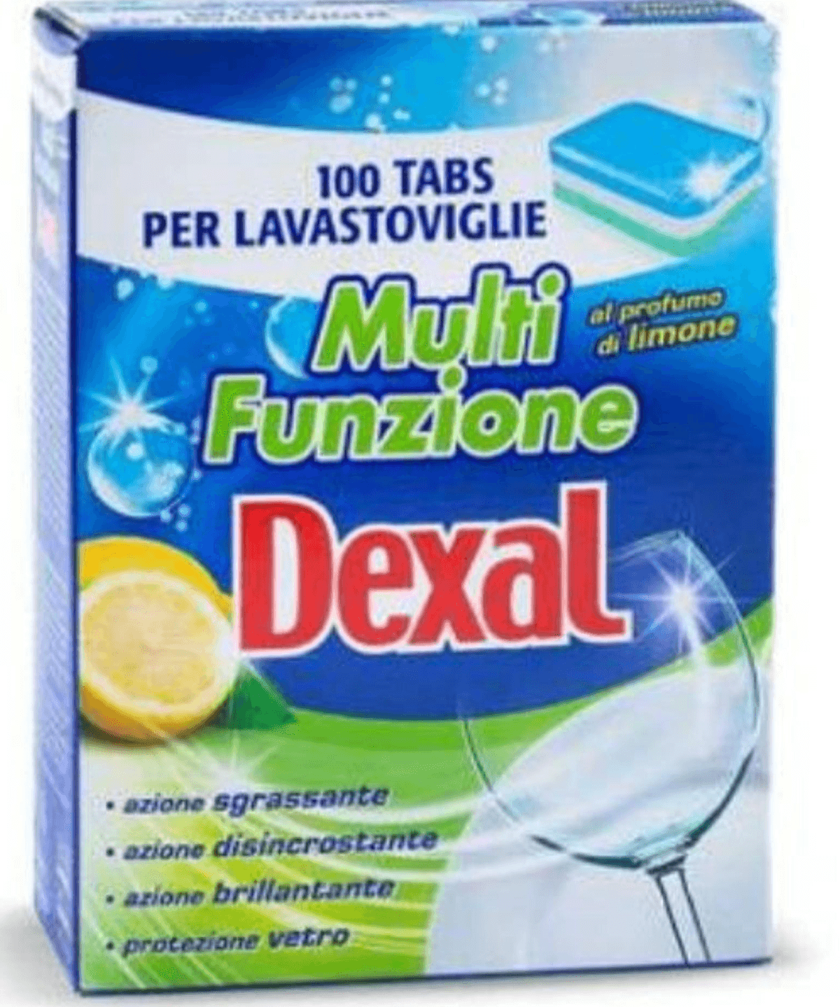 Dexal Multi Funzione Tablete za perilicu posuđa Limun 100 kom Akcija u trgovini Eurospin