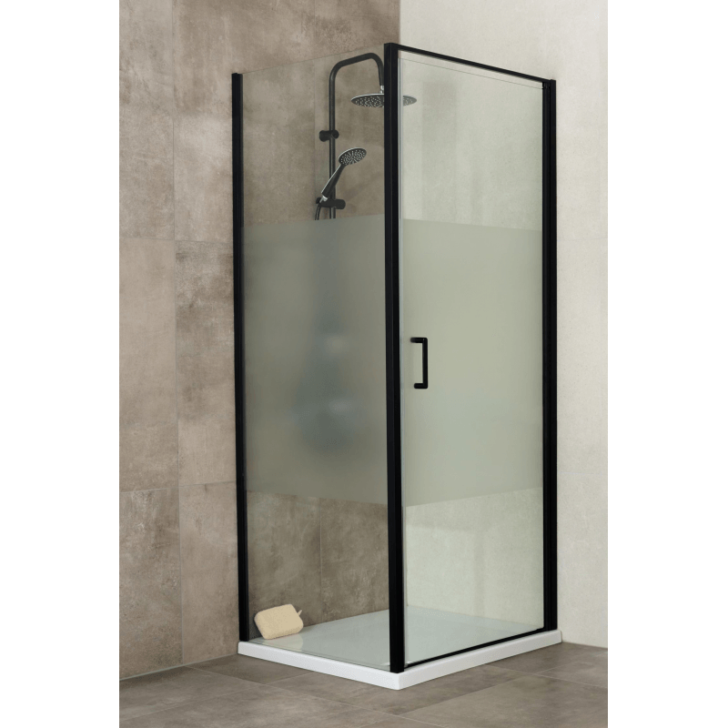 Tuš kabina LORCA black 90 x 90 x 195 cm - Akcija u trgovini Alles