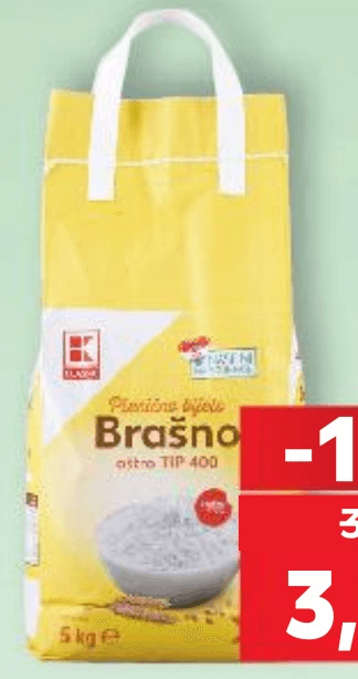 Oštro brašno pšenično T-400 5 kg Classic - Akcija u trgovini Kaufland