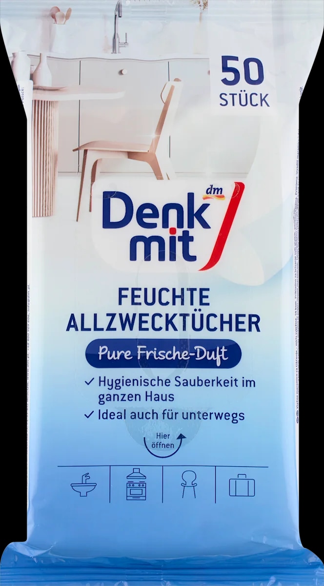 Denkmitt vlažne maramice 50 kom - Akcija u trgovini Dm