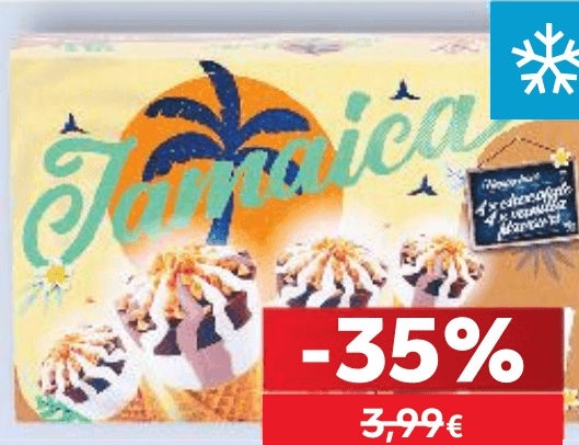 Jamaica Sladoled 8x110 ml - Akcija u trgovini Kaufland