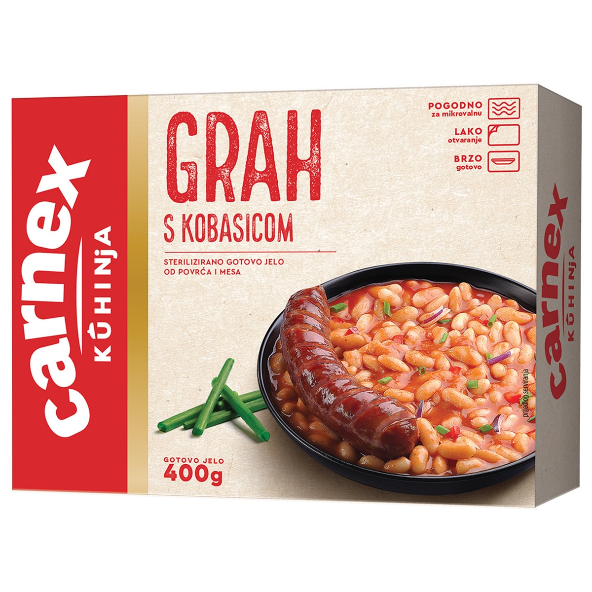 Carnex grah s kobasicom 400 g Akcija u trgovini Gavranović